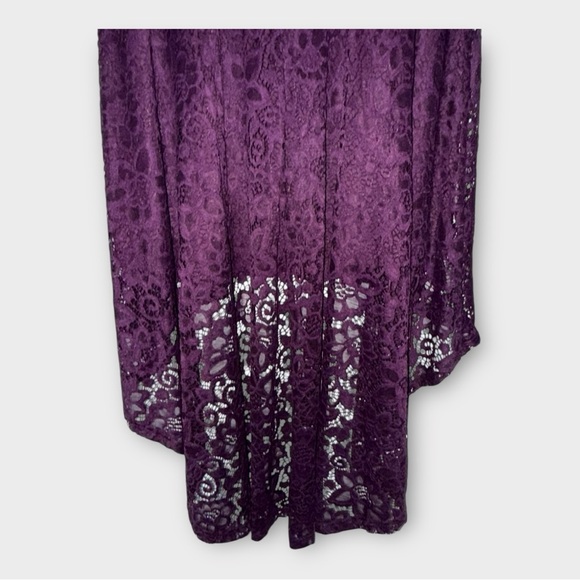 Dressystar NWT Purple Hi-Low Lace Dress - Picture 3 of 7